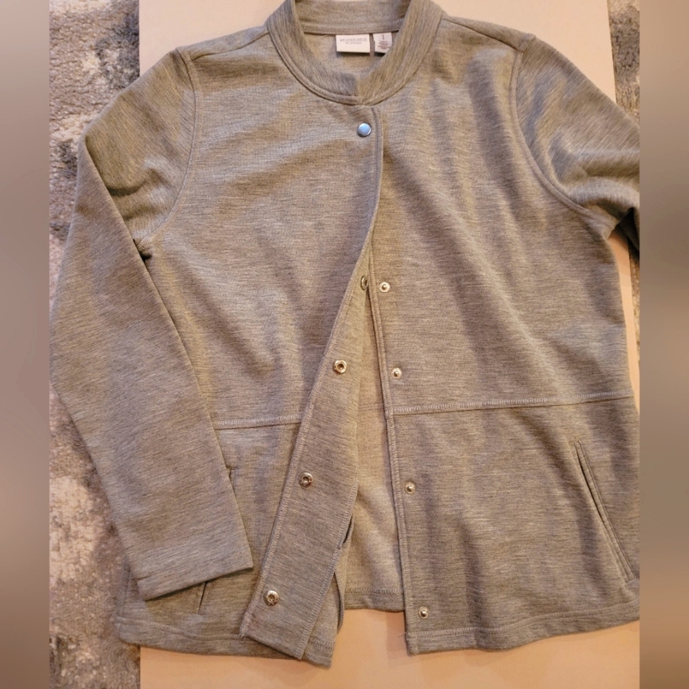 Chicos Snap up jacket